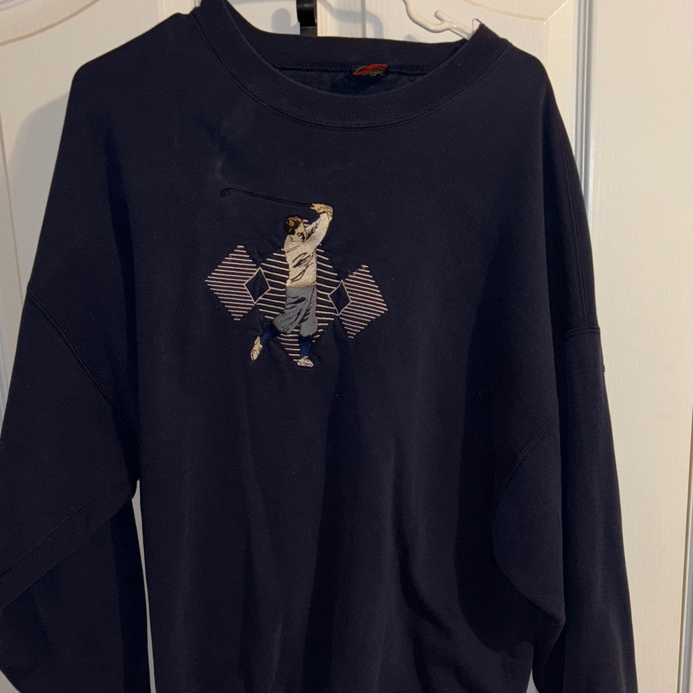 Vintage golf sweater XL